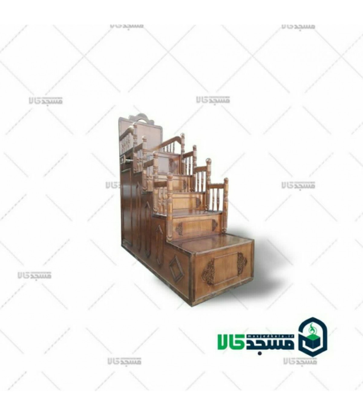 منبر چوبی چهارپله ای